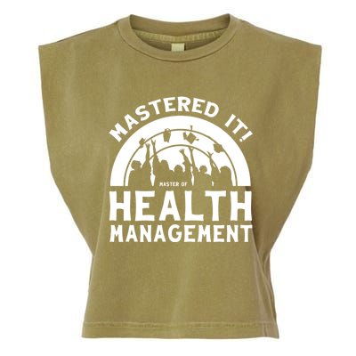 Mastered It Mhm Master Of Health Aget University Grad Cool Gift Garment-Dyed Women's Muscle Tee