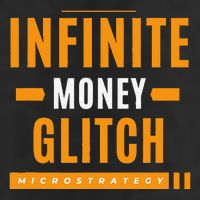 $Mstr Infinite Money Glitch Microstrategy Bitcoin Cool Comfort Performance Bucket Hat