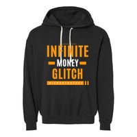 $Mstr Infinite Money Glitch Microstrategy Bitcoin Garment-Dyed Fleece Hoodie