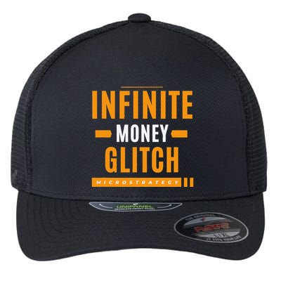 $Mstr Infinite Money Glitch Microstrategy Bitcoin Flexfit Unipanel Trucker Cap