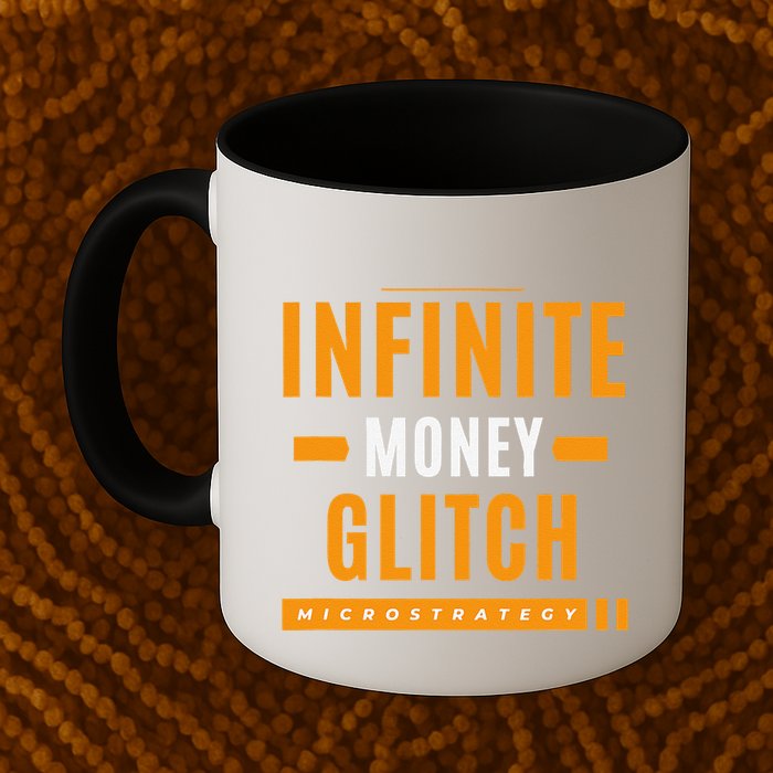 $Mstr Infinite Money Glitch Microstrategy Bitcoin Mug