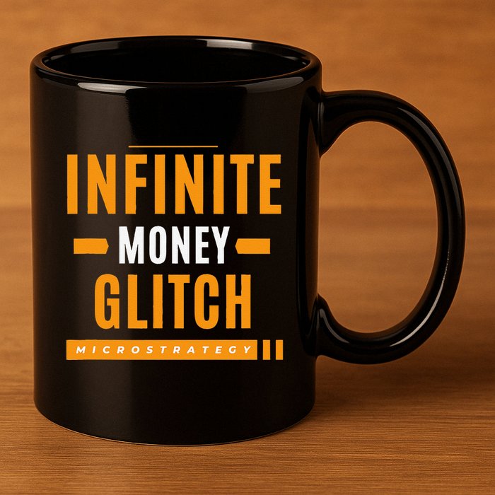 $Mstr Infinite Money Glitch Microstrategy Bitcoin 11oz C Handle Ceramic Mug