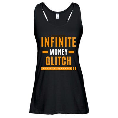 $Mstr Infinite Money Glitch Microstrategy Bitcoin Ladies Essential Flowy Tank