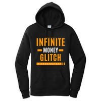 $Mstr Infinite Money Glitch Microstrategy Bitcoin Women's Pullover Hoodie