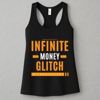 $Mstr Infinite Money Glitch Microstrategy Bitcoin Womens Tank Top