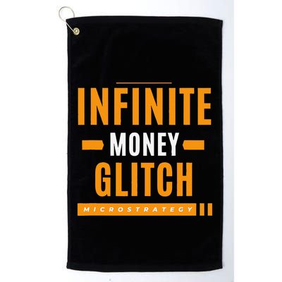$Mstr Infinite Money Glitch Microstrategy Bitcoin Golf Towel