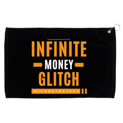 $Mstr Infinite Money Glitch Microstrategy Bitcoin Grommeted Golf Towel
