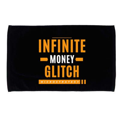 $Mstr Infinite Money Glitch Microstrategy Bitcoin Microfiber Hand Towel