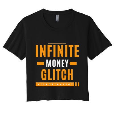 $Mstr Infinite Money Glitch Microstrategy Bitcoin Crop Top