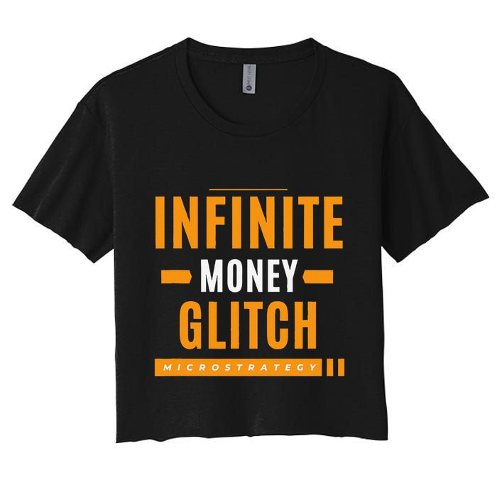 $Mstr Infinite Money Glitch Microstrategy Bitcoin Crop Top