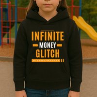 $Mstr Infinite Money Glitch Microstrategy Bitcoin Kids Hoodie