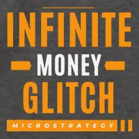$Mstr Infinite Money Glitch Microstrategy Bitcoin Vector Backpack