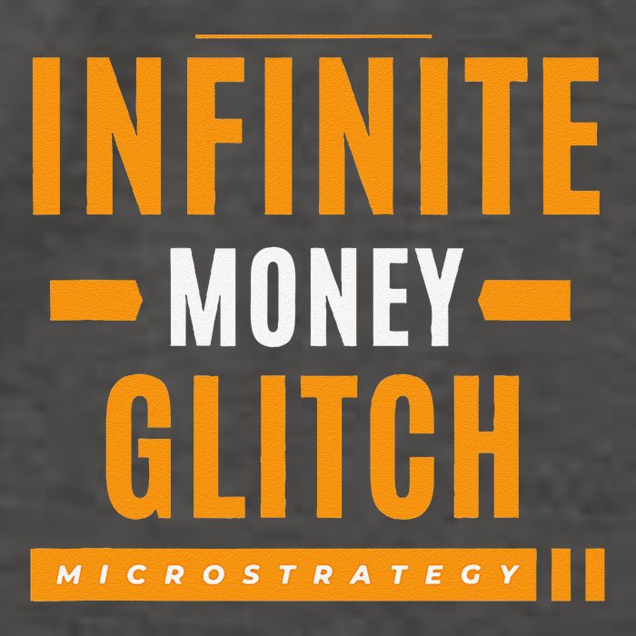 $Mstr Infinite Money Glitch Microstrategy Bitcoin Vector Backpack