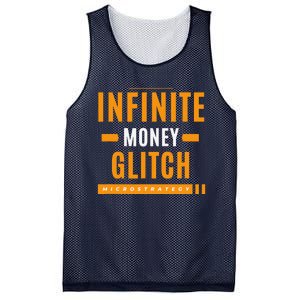 $Mstr Infinite Money Glitch Microstrategy Bitcoin Mesh Reversible Basketball Jersey Tank