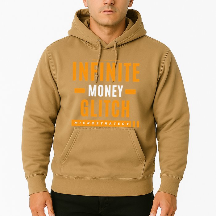 $Mstr Infinite Money Glitch Microstrategy Bitcoin Hoodie