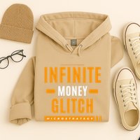 $Mstr Infinite Money Glitch Microstrategy Bitcoin Hoodie