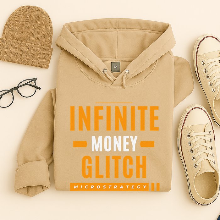 $Mstr Infinite Money Glitch Microstrategy Bitcoin Hoodie