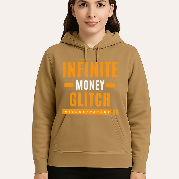 $Mstr Infinite Money Glitch Microstrategy Bitcoin Hoodie