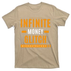 $Mstr Infinite Money Glitch Microstrategy Bitcoin T-Shirt