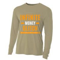 $Mstr Infinite Money Glitch Microstrategy Bitcoin Cooling Performance Long Sleeve Crew