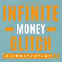 $Mstr Infinite Money Glitch Microstrategy Bitcoin Sueded Cloud Jersey T-Shirt