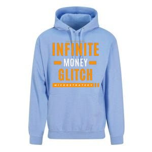 $Mstr Infinite Money Glitch Microstrategy Bitcoin Unisex Surf Hoodie