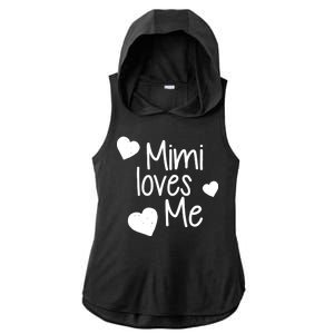 Mimi Loves Me Ladies PosiCharge Tri-Blend Wicking Draft Hoodie Tank