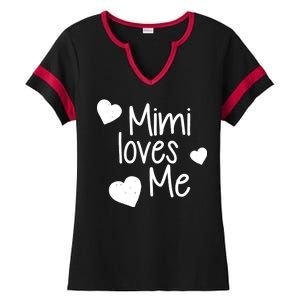 Mimi Loves Me Ladies Halftime Notch Neck Tee