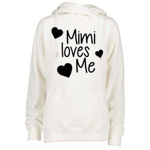 Mimi Loves Me Womens Funnel Neck Pullover Hood