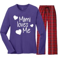 Mimi Loves Me Women's Long Sleeve Flannel Pajama Set 