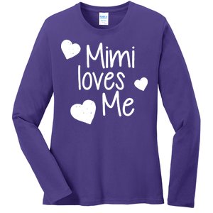 Mimi Loves Me Ladies Long Sleeve Shirt