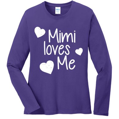 Mimi Loves Me Ladies Long Sleeve Shirt