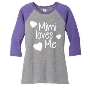 Mimi Loves Me Women's Tri-Blend 3/4-Sleeve Raglan Shirt