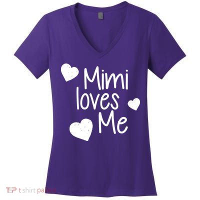 Mimi Loves Me Women's V-Neck T-Shirt