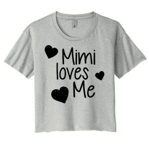 Mimi Loves Me Women's Crop Top Tee