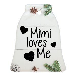 Mimi Loves Me Ceramic Bell Ornament