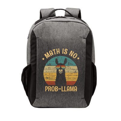Math Is No Prob Llama Funny Teacher Vector Backpack