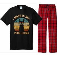 Math Is No Prob Llama Funny Teacher Pajama Set