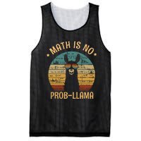 Math Is No Prob Llama Funny Teacher Mesh Reversible Basketball Jersey Tank