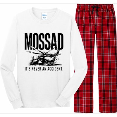 Mossad ItS Never An Accident Long Sleeve Pajama Set