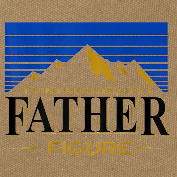 Mens It's Not A DAD BOD It's A Father Figure Funny DAD Drink Beer Cotton Canvas Backpack