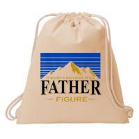 Mens It's Not A DAD BOD It's A Father Figure Funny DAD Drink Beer Drawstring Bag