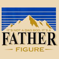 Mens It's Not A DAD BOD It's A Father Figure Funny DAD Drink Beer Drawstring Bag