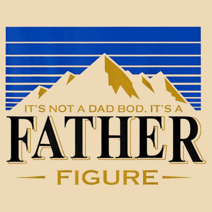 Mens It's Not A DAD BOD It's A Father Figure Funny DAD Drink Beer Drawstring Bag