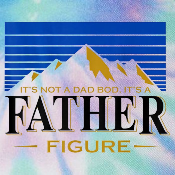 Mens It's Not A DAD BOD It's A Father Figure Funny DAD Drink Beer Legacy Tie Dye Trucker Hat