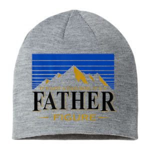 Mens It's Not A DAD BOD It's A Father Figure Funny DAD Drink Beer Sustainable Beanie