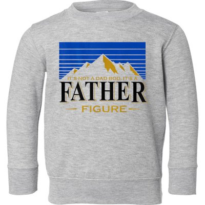 Mens It's Not A DAD BOD It's A Father Figure Funny DAD Drink Beer Toddler Sweatshirt