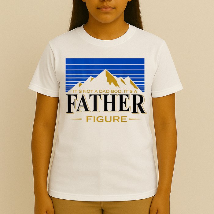 Mens It's Not A DAD BOD It's A Father Figure Funny DAD Drink Beer T-Shirt