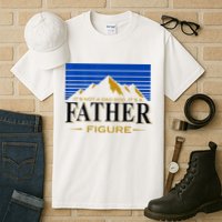 Mens It's Not A DAD BOD It's A Father Figure Funny DAD Drink Beer Tall T-Shirt