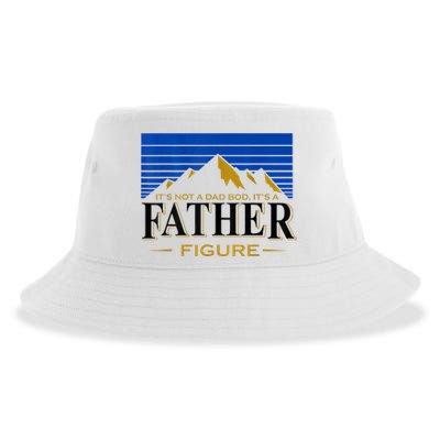 Mens It's Not A DAD BOD It's A Father Figure Funny DAD Drink Beer Sustainable Bucket Hat